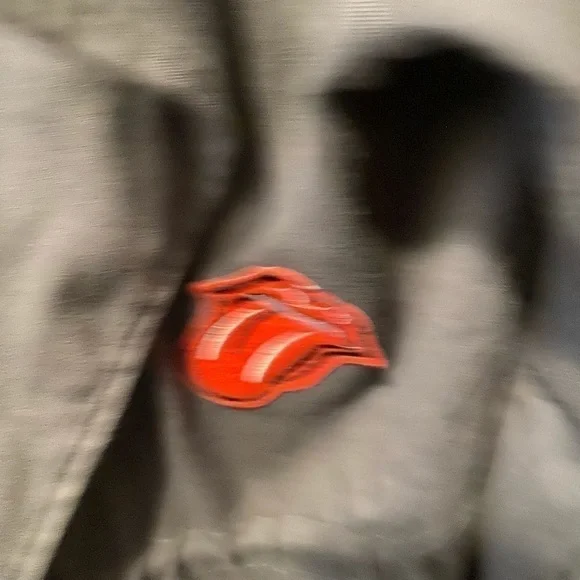 It Girls light weight Jacket w/patches green SizeL - Picture 3 of 6